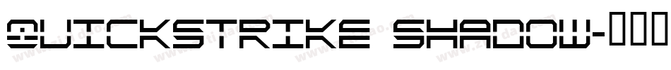 QuickStrike Shadow字体转换
